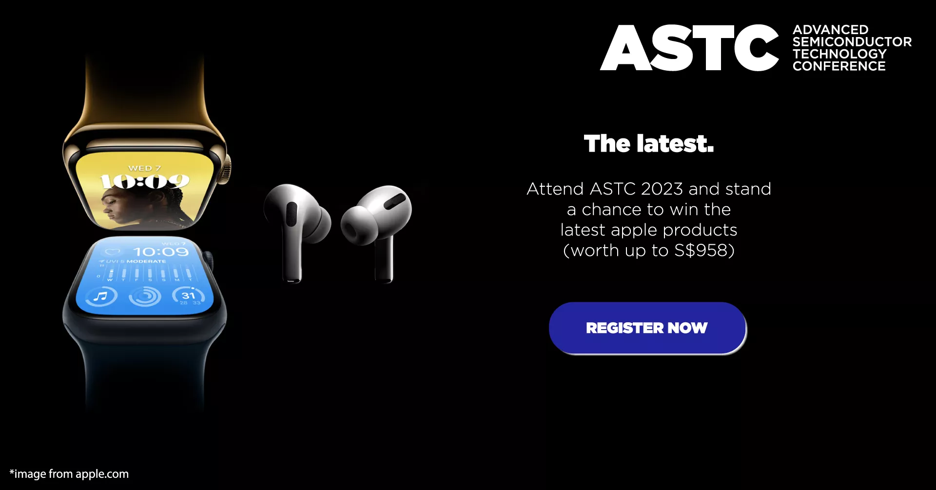 ASTC 2023 Lucky Draw - Apple Watch Series 8 and AirPods Pro 2nd Gen