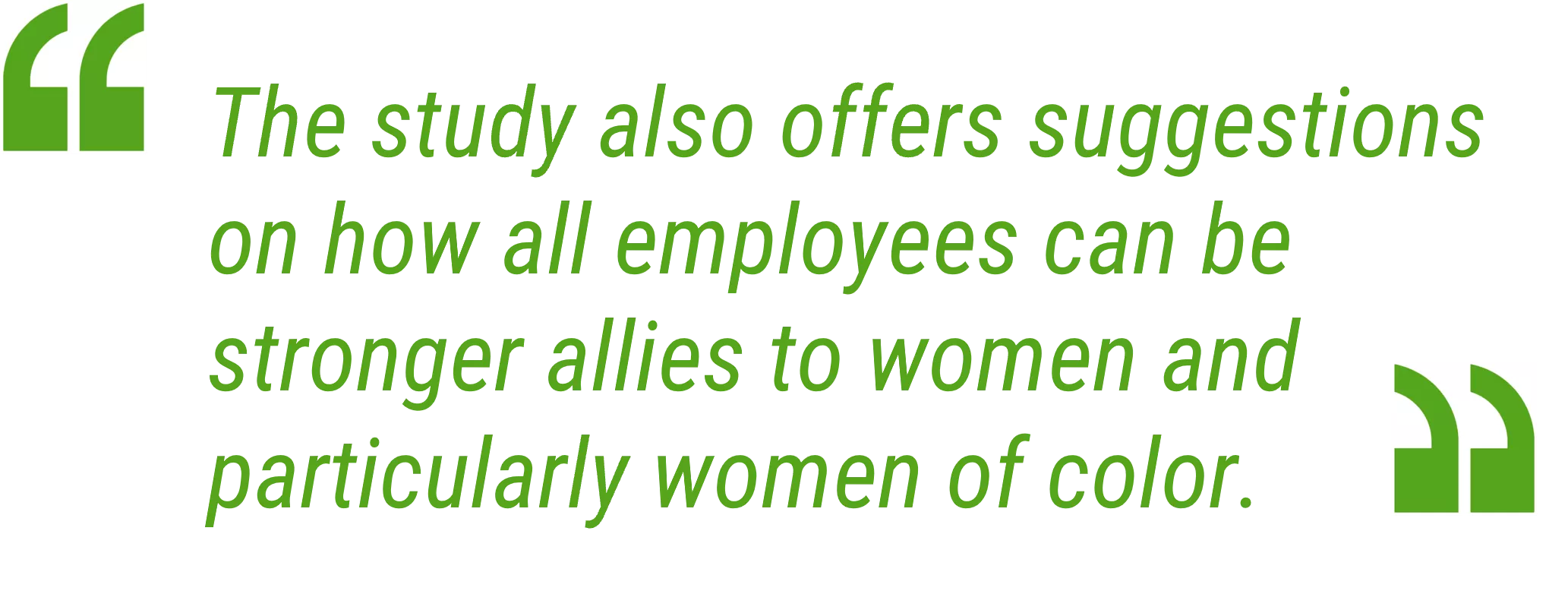 Women Workplace Pull Quote